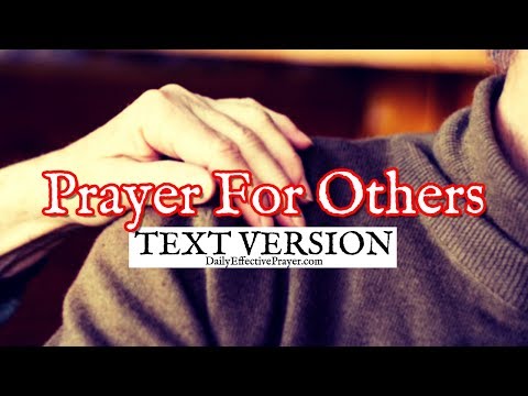 Prayer For Others | Powerful Prayer (Text Version - No Sound) Video