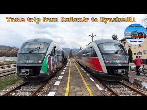 Train Trip on main line 6 from Radomir to Kyustendil 🇧🇬🚆