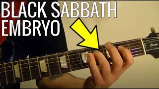 Embryo - Black Sabbath - Guitar Lesson