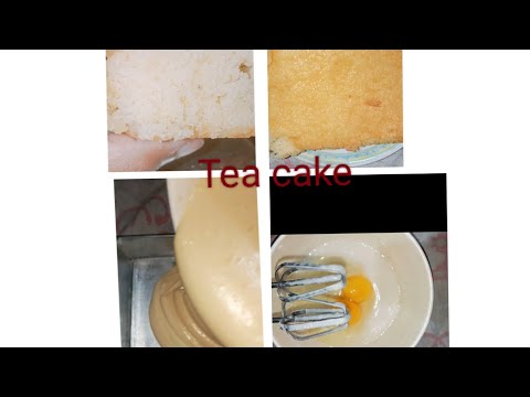 Soft and spongy vanilla tea cake with just 3eggs