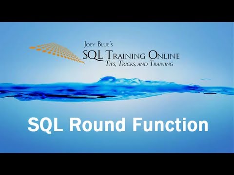 Sql Round Function Sql Training Online Quick Tips Ep25