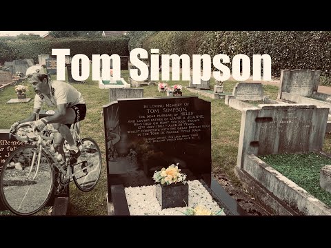 British cyclist & Tour de France rider, Tom Simpson’s grave