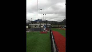 preview picture of video 'Juan Carlos J.C. Pena SS RHP Bullpen 88MPH 2013 MLB Draft Syracuse Sports Zone Chiefs Part 1'