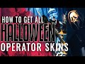 HOW TO GET ALL Warzone Halloween Operator Skins Ghost Of War Scream And Donnie Darko