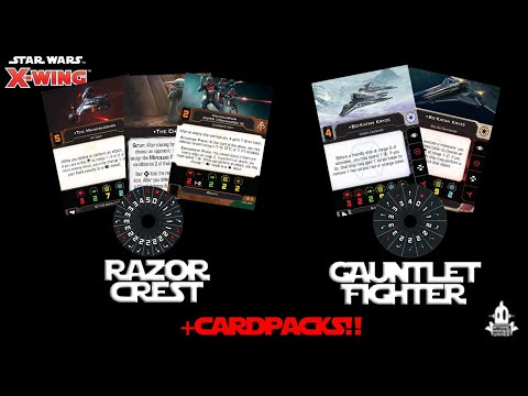 X-Wing Miniaitures "This is the Way" reveals: Gauntlet Fighter and Razor Crest!