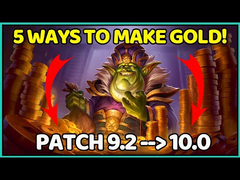 5 Ways To Make EASY Gold In Patch 9.2 - Start Making Millions NOW! | Shadowlands Goldmaking Guide