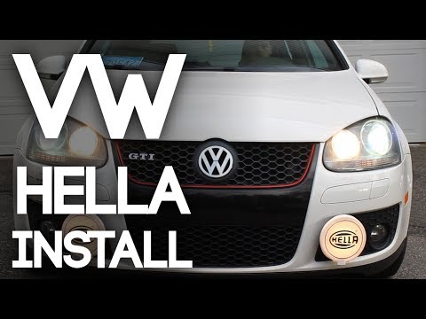 Installing Hella Lights On My Volkswagen GTI