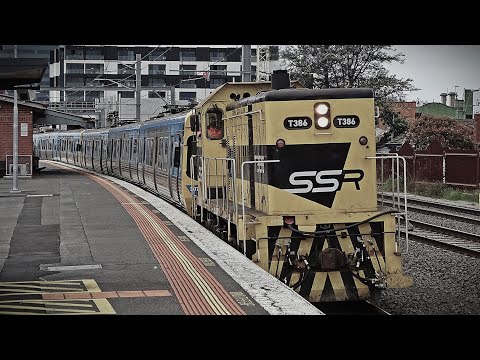 Comeng 307M-310M to Tottenham Yard