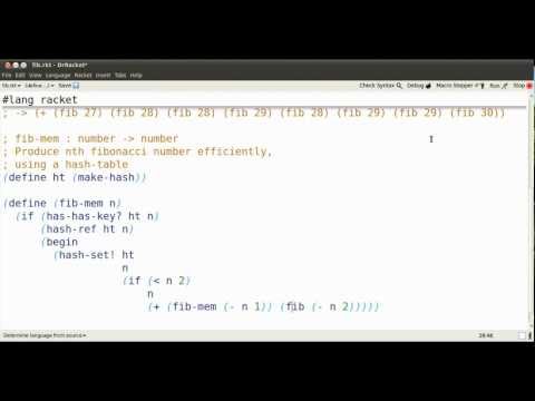 Racket Recursion 2 94 Memoization With Recursion