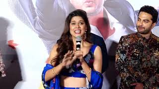 Heroine Asha Bhat Cute Telugu Speech @ Ori Devuda Trailer Launch Event | Shreyas Media video