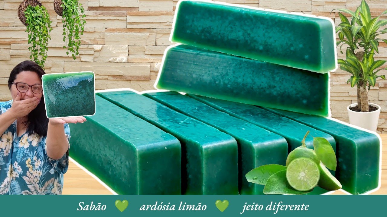 🚀 Sabão glicerinado 💚 ardósia limão  💚 jeito diferente de fazer o seu sabão 🫧 custo baixo 🤑