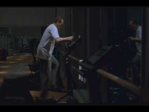 Lost in Translation - funny Bill Murray exercising scene