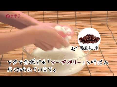 【泡立つ木の実】ムクロジ石鹸 ～ムクロジ（無患子）の泡～
