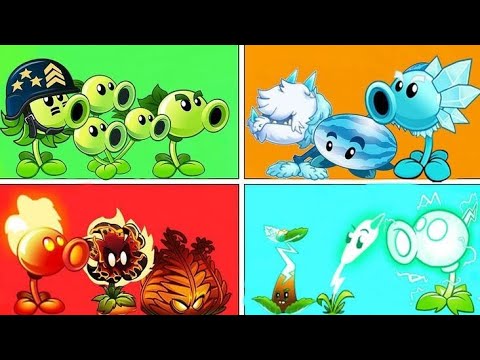 Random 16 Team 3 Plants Battlez - Who WillWin?- PvZ 2 Team Plant vs Team Plant