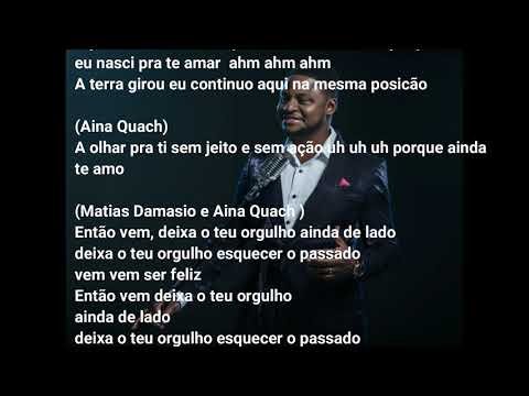 Matias Damásio ft Aina Quach  letra liric