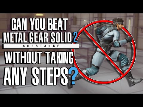 Can You Beat Metal Gear Solid 2 Without Taking Any Steps?
