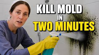 Remove BLACK MOLD in MINUTES Using Just 2 Kitchen Ingredients !