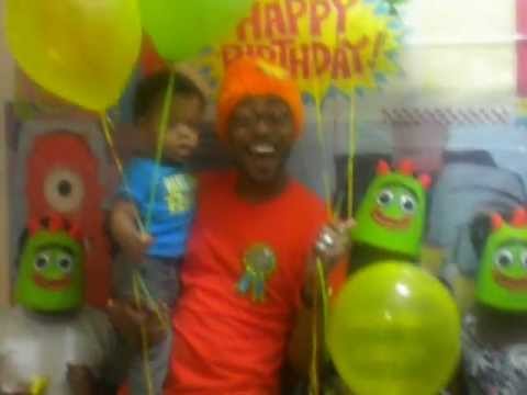 Dj Lance Rock at Caden 2nd birthday party