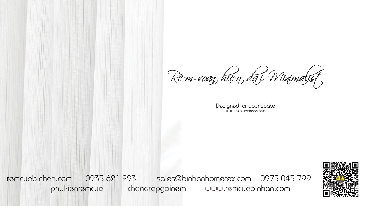 VS32 Rèm voan trang trí lót mỏng hiện đại