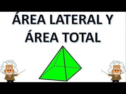 ÁREA LATERAL Y ÁREA TOTAL DE UNA PIRÁMIDE - EJERCICIOS RESUELTOS