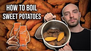 How To Boil Sweet Potatoes (BEST METHOD)