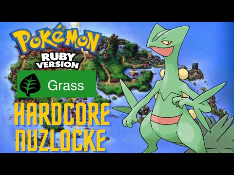Pokemon Ruby Hardcore Nuzlocke - Grass Type Pokemon ONLY! (No Items, No Overleveling)