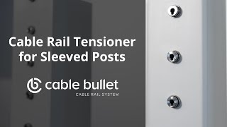 Cable Rail Kit for Composite & Vinyl Post Sleeves | Cable Bullet System