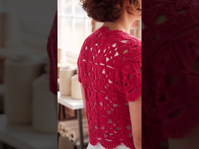 Vídeo relacionado con Gloop - Bolero elegante y bonito de mujer de manga larga con nudo, orchidee, XL