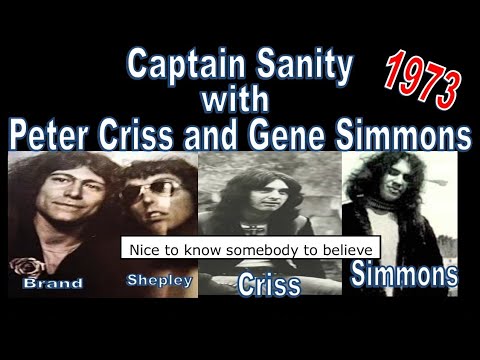 Gene Simmons + Peter Criss - first recording together - Captain Sanity - Somebody to believe