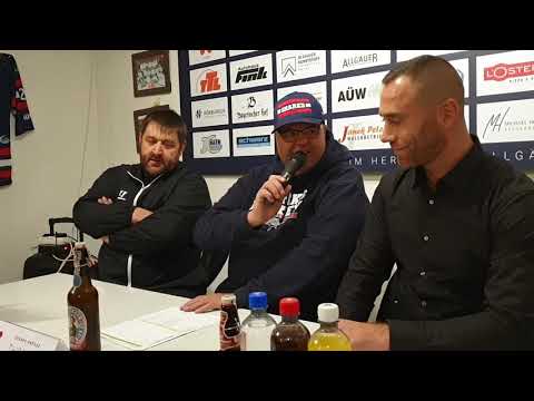 Pressekonferenz ESC Kempten vs Nature Boyz