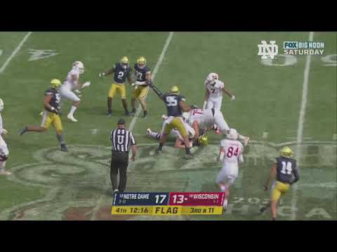 @NDFootball | Highlights vs. Wisconsin (09.25.21)
