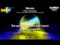 Måns Zelmerlöw - "Heroes" (Sweden) - [Karaoke ...