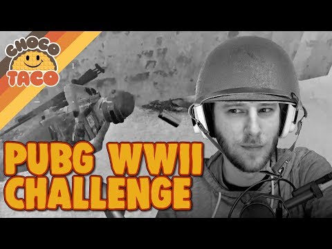 WWII Weapons Only: A choco Challenge - chocoTaco PUBG Gameplay