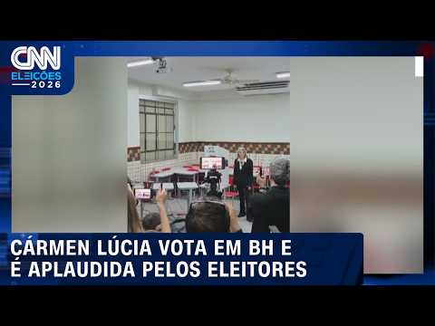 Cármen Lúcia, ministra do STF, vota em Minas Gerais | CNN ELEIÇÕES