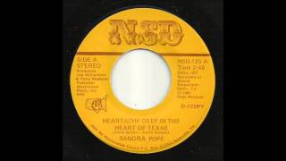 Sandra Pope - Heartache Deep In The Heart Of Texas
