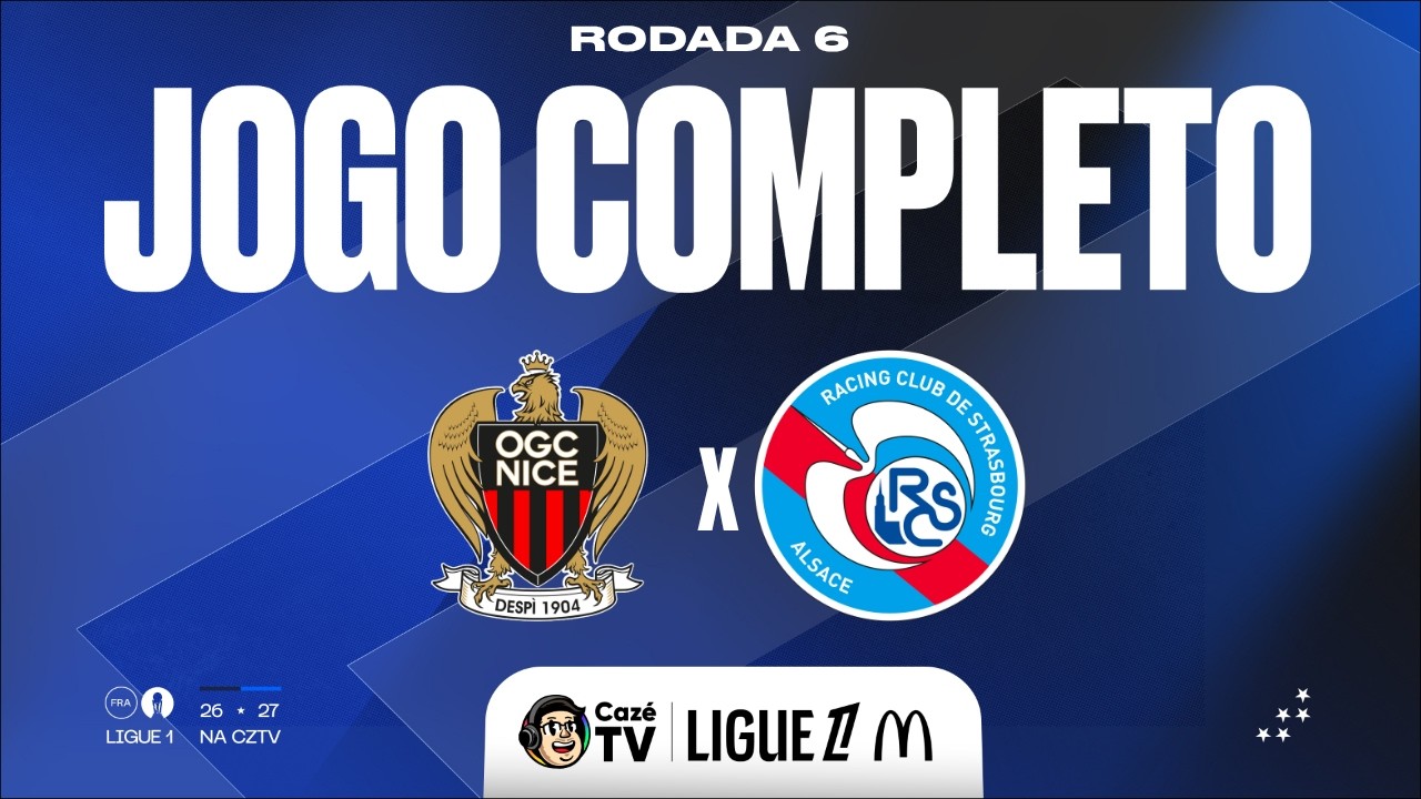 AO VIVO (SOM AMBIENTE): NICE X STRASBOURG | LIGUE 1 26/27 | 6ª RODADA