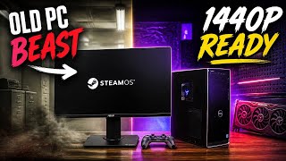 Transforming an OLD Office PC into a 1440p Steam Box POWERHOUSE with AMD RX 6700XT!