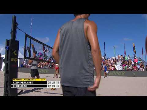 Fort Lauderdale 2022 | Cheng/Flint vs. Hughes/Kolinske | Stadium Court | Pro Series
