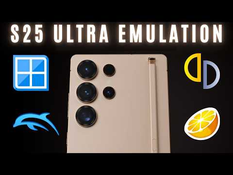 Samsung S25 Ultra Emulation Test - Gamefusion, Aethersx2, Citra, Dolphin And Many More!