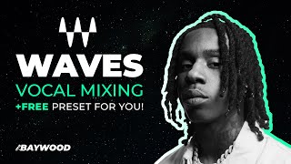 Mixing Vocals from Scratch Using WAVES Plugins (FREE PRESET) — vocal mixing tutorial by Jordan Baywood