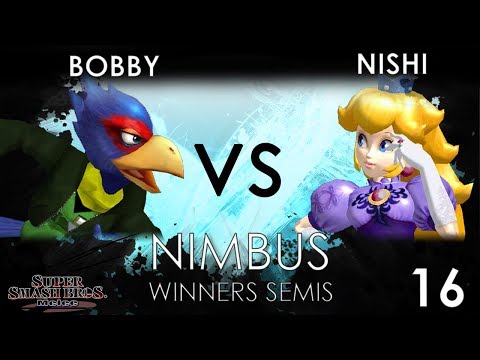 Nimbus #16 - Bobby Big Ballz (Falco) VS Nishi (Peach) - SSBM Winners Semis