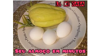 Tem chuchu e ovos em casa,almoço, janta,café da manhã,receita saborosa, saudável,light  muito barata