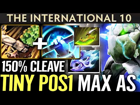 🔥 TI10 Matumbaman Tiny POS1 Moonshard + Swift blink Max AS 150% Cleave — Secret vs PSG LGD Dota 2