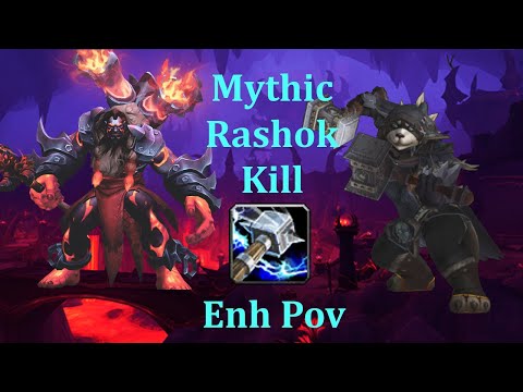 Mythic Rashok Kill | Enhance Shaman PoV