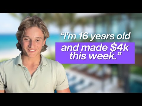This teen went from $0 to $4K/mo with UGC