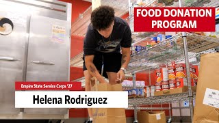 Empire State Service Corps Food Donation Program