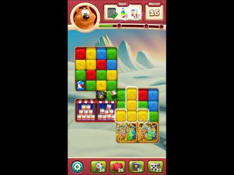 Toon Blast Level 2393 - NO BOOSTERS 🐻🐺🐱 | SKILLGAMING ✔️