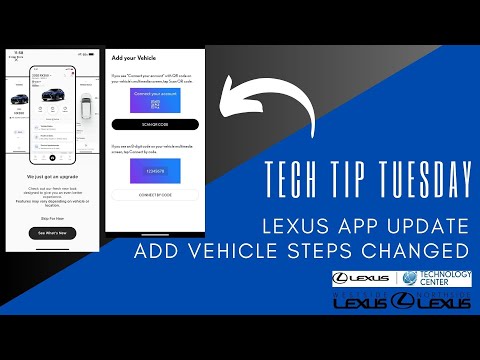 Steps to Add New Lexus to the Lexus App - Changed After App Update 2.1.12(26)