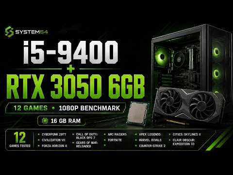 Gaming-Benchmark des HP ProDesk 400 G6 MT mit GeForce RTX 3050 6 GB