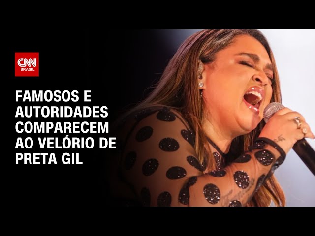 Famosos e autoridades comparecem ao velório de Preta Gil no Rio de Janeiro | BASTIDORES CNN